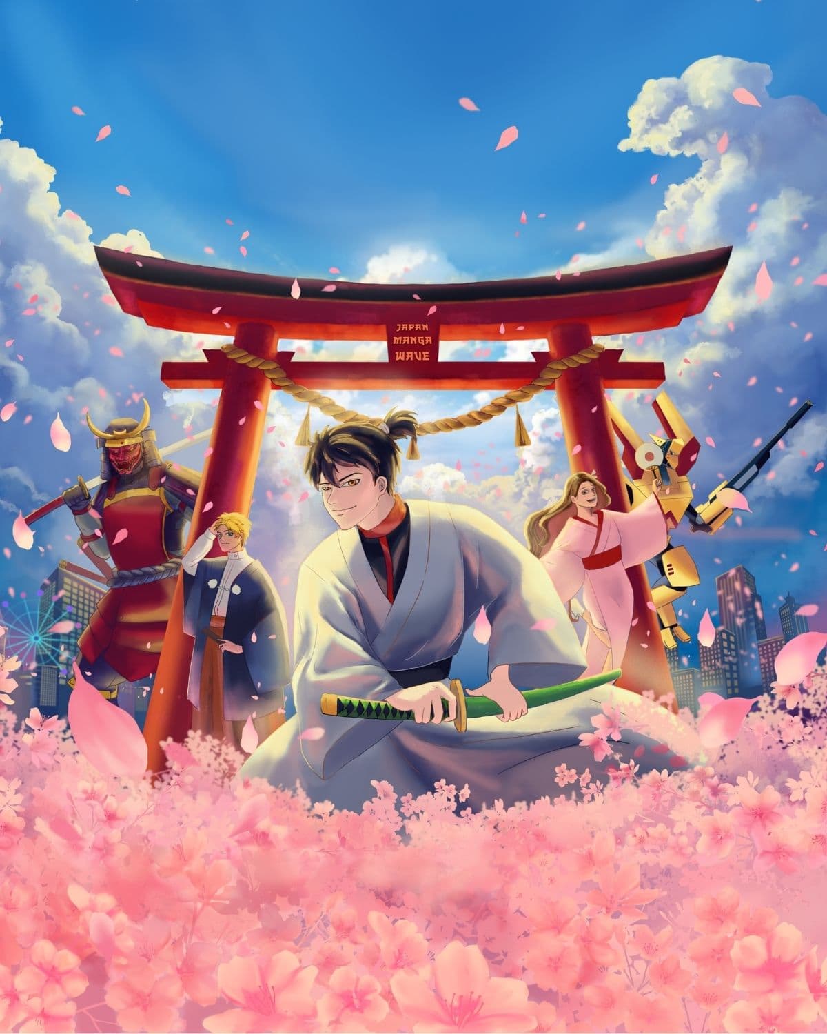 Affiche Japan Manga Wave Rennes